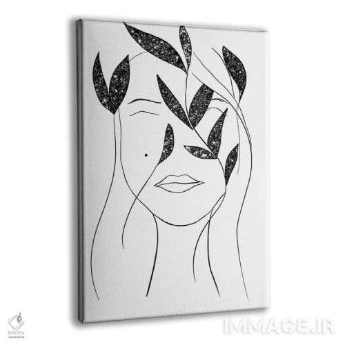 تابلو بانوی درخشان I (درخشش مصنوعی) اثر هنر آنیتا و بلا - نمای پرسپکتیو محصول