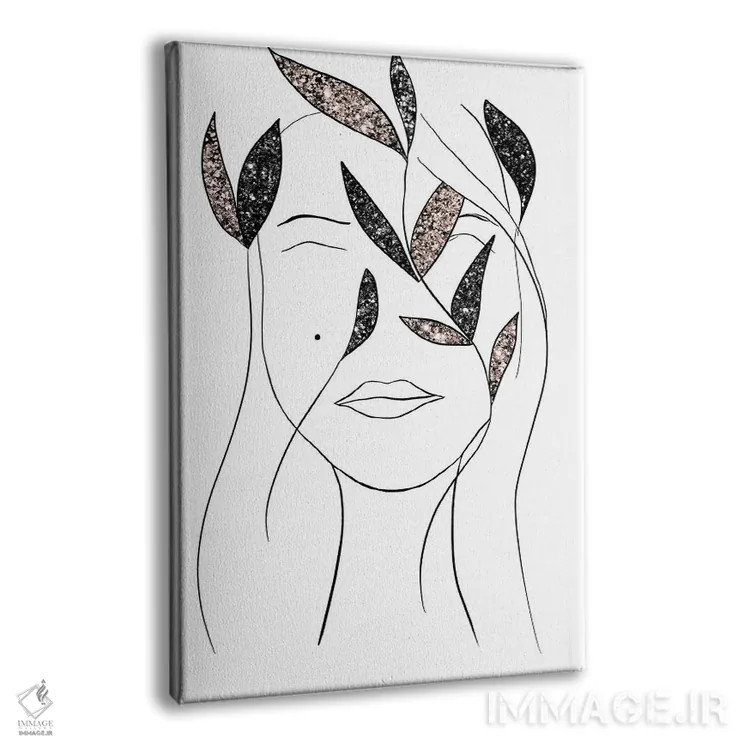 تابلو بانوی درخشان III (درخشش مصنوعی) اثر هنر آنیتا و بلا - نمای پرسپکتیو محصول