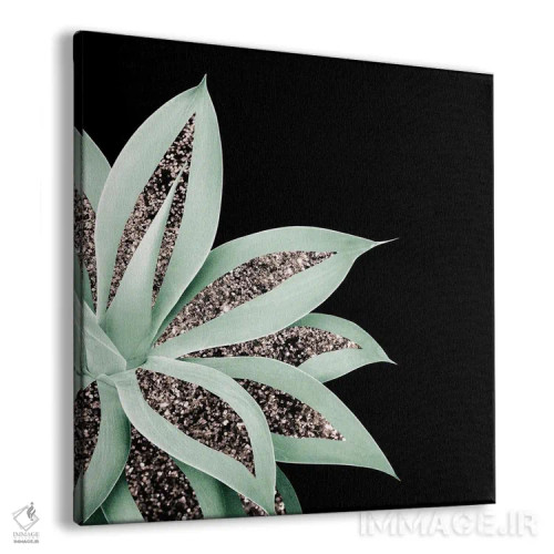 تابلو آگاو درخشان پرزرقوبرق II اثر هنر آنیتا و بلا - نمای پرسپکتیو محصول