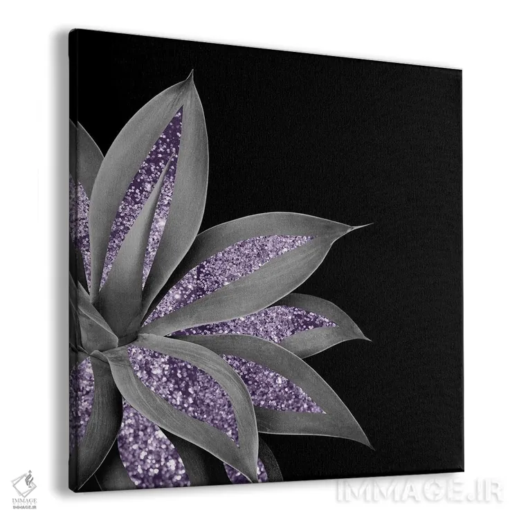 تابلو آگاو درخشان پرزرقوبرق III اثر هنر آنیتا و بلا - نمای پرسپکتیو محصول