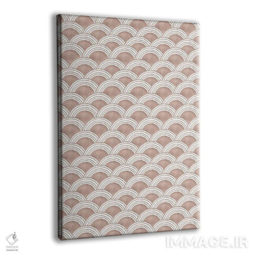 تابلو موج ژاپنی با درخشش رزگلد I اثر هنر آنیتا و بلا - نمای پرسپکتیو محصول