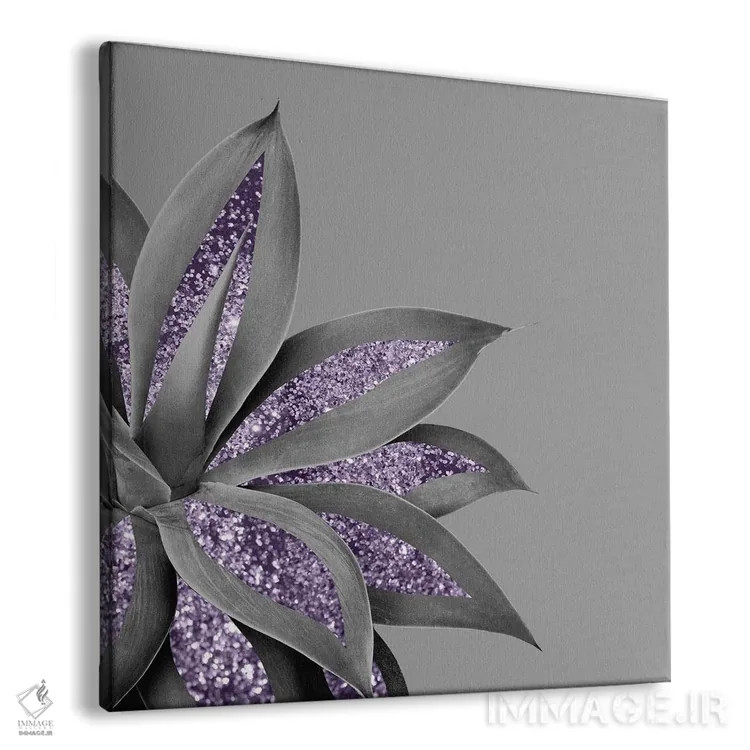 تابلو آگاو درخشان پرزرقوبرق IV اثر هنر آنیتا و بلا - نمای پرسپکتیو محصول