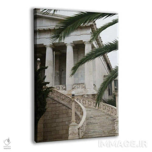 تابلو پلههای مرمر آتن I اثر هنر آنیتا و بلا - نمای پرسپکتیو محصول