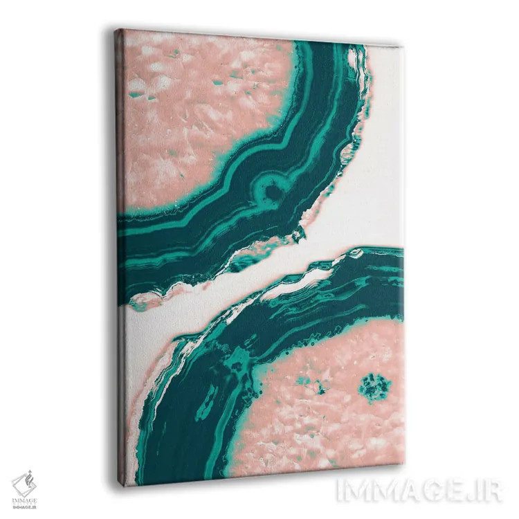 تابلو عقیق طالبی با حس تابستانی I اثر هنر آنیتا و بلا - نمای پرسپکتیو محصول