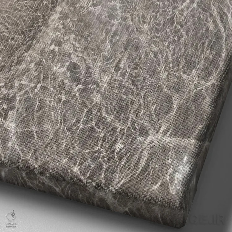 تابلو رویای اقیانوس خنثی I اثر هنر آنیتا و بلا - نمای نزدیک بافت بوم