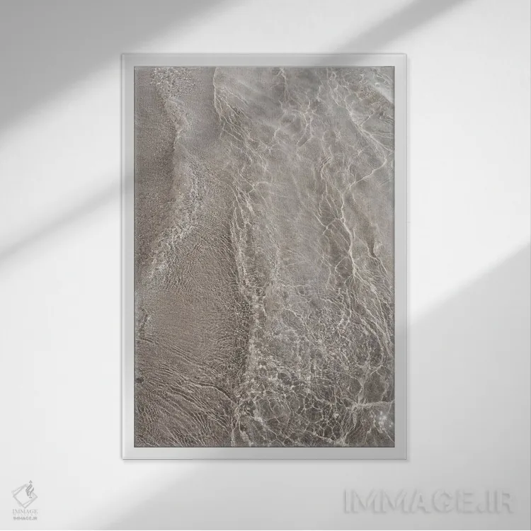 تابلو رویای اقیانوس خنثی I اثر هنر آنیتا و بلا - نمای قابدار سفید