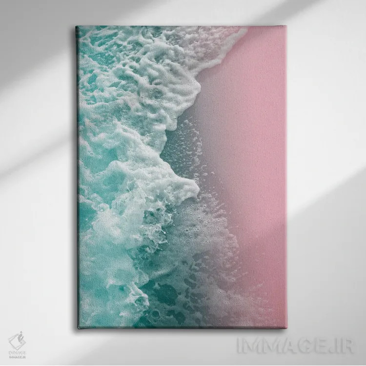 تابلو زیبایی اقیانوس I اثر هنر آنیتا و بلا - نمای روبهرو روی دیوار
