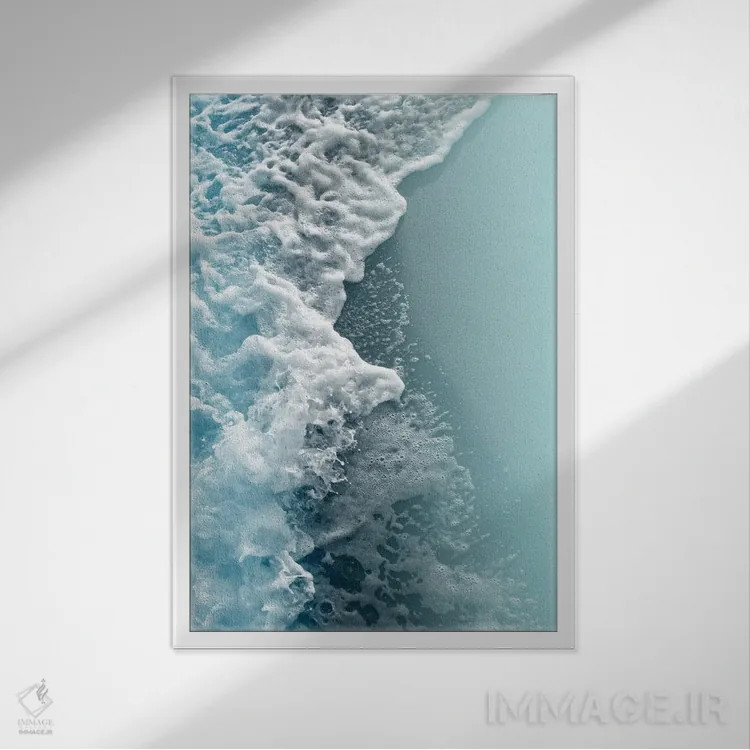 تابلو زیبایی اقیانوس II اثر هنر آنیتا و بلا - نمای قابدار سفید