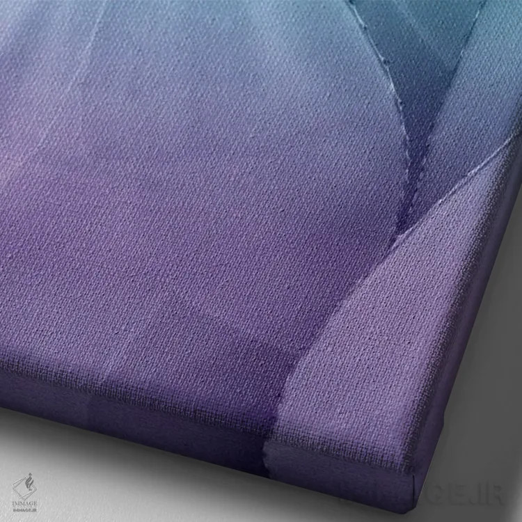 تابلو حس آگاو I اثر هنر آنیتا و بلا - نمای نزدیک بافت بوم