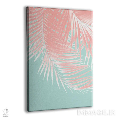 تابلو برگ نخل با حس تابستانی IX اثر هنر آنیتا و بلا - نمای پرسپکتیو محصول
