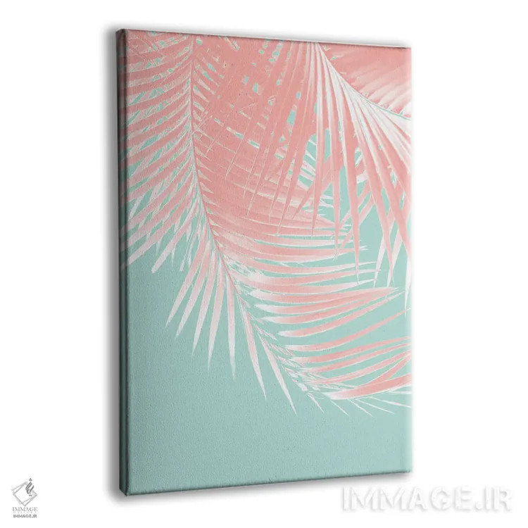 تابلو برگ نخل با حس تابستانی IX اثر هنر آنیتا و بلا - نمای پرسپکتیو محصول