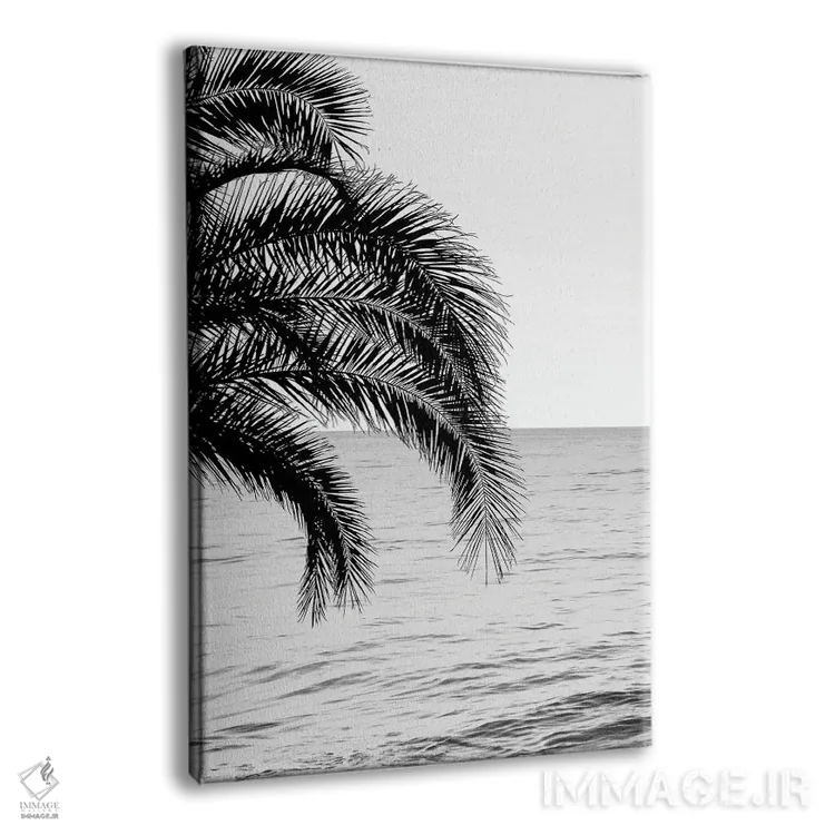 تابلو رویای اقیانوس و نخل IV اثر هنر آنیتا و بلا - نمای پرسپکتیو محصول