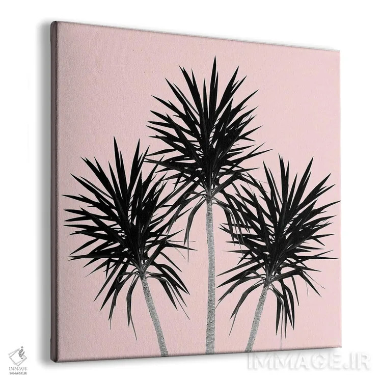 تابلو نخلهای کالیفرنیا با حس تابستانی III اثر هنر آنیتا و بلا - نمای پرسپکتیو محصول