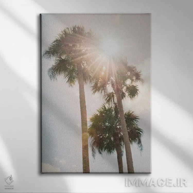 تابلو حس نخلها I اثر هنر آنیتا و بلا - نمای روبهرو روی دیوار