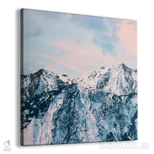 تابلو رویای کوهستان پاستلی I اثر هنر آنیتا و بلا - نمای پرسپکتیو محصول