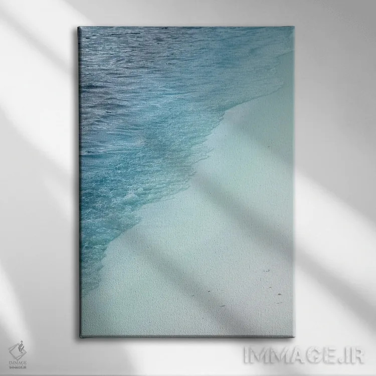تابلو زیبایی اقیانوس پاستلی II اثر هنر آنیتا و بلا - نمای روبهرو روی دیوار