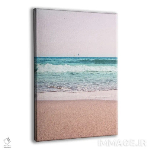 تابلو رویای اقیانوس پاستلی I اثر هنر آنیتا و بلا - نمای پرسپکتیو محصول
