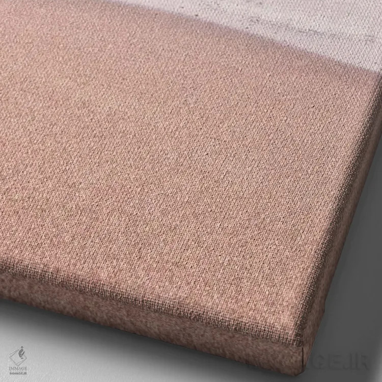 تابلو رویای اقیانوس پاستلی I اثر هنر آنیتا و بلا - نمای نزدیک بافت بوم