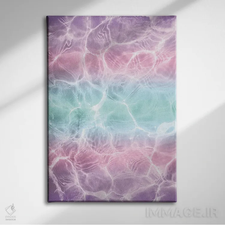 تابلو رویای استخر II اثر هنر آنیتا و بلا - نمای روبهرو روی دیوار