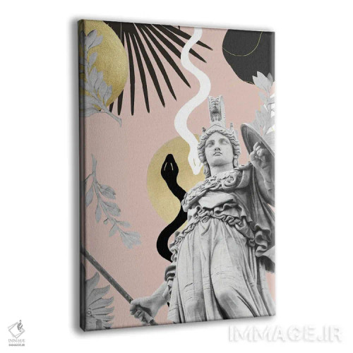 تابلو ظرافت مار آتنا II اثر هنر آنیتا و بلا - نمای پرسپکتیو محصول