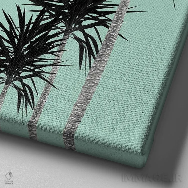 تابلو احساس سنتروپه I اثر هنر آنیتا و بلا - نمای نزدیک بافت بوم