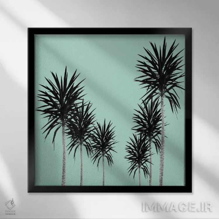 تابلو احساس سنتروپه I اثر هنر آنیتا و بلا - نمای قابدار مشکی