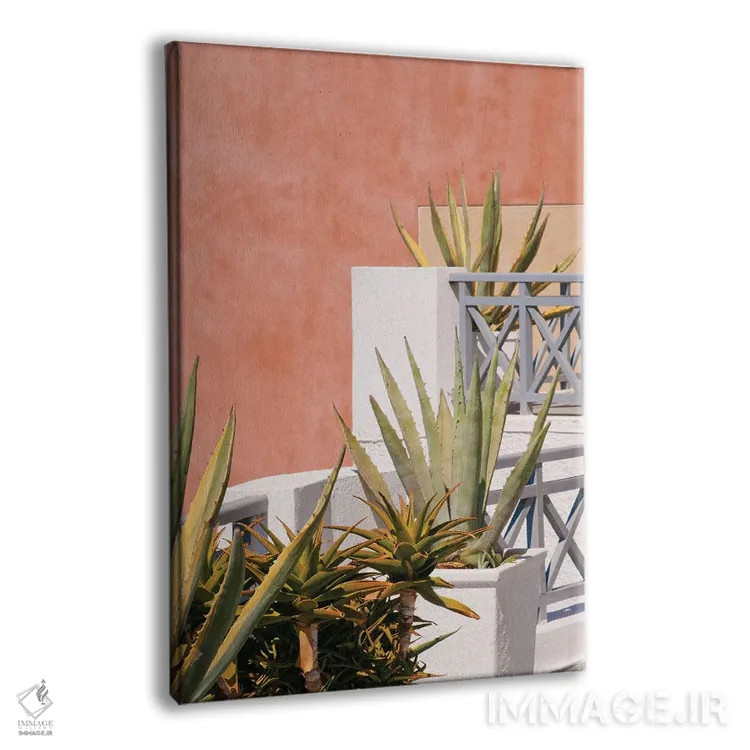 تابلو رویای آگاو سانتورینی I اثر هنر آنیتا و بلا - نمای پرسپکتیو محصول