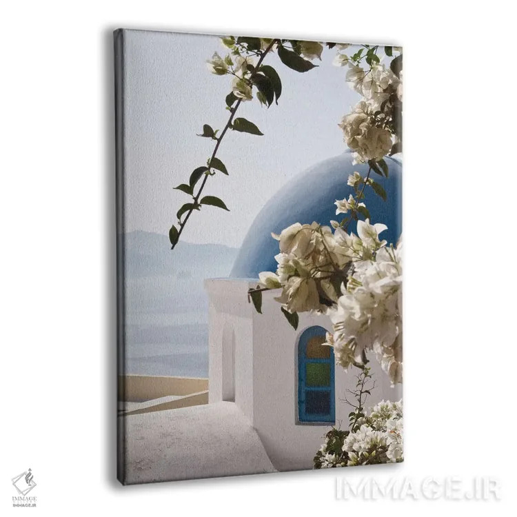 تابلو اویای سانتورینی III (محلهای در سانتورینی) اثر هنر آنیتا و بلا - نمای پرسپکتیو محصول