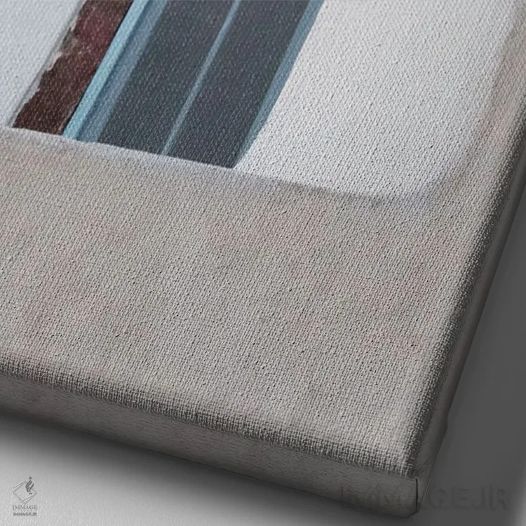 تابلو اویای سانتورینی VI (محلهای در سانتورینی) اثر هنر آنیتا و بلا - نمای نزدیک بافت بوم