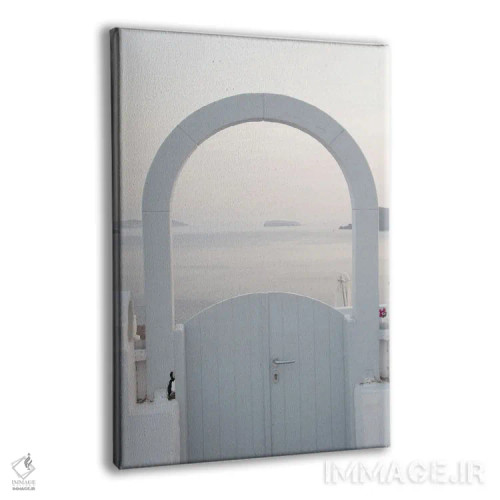 تابلو دروازهٔ اویای سانتورینی I (محلهای در سانتورینی) اثر هنر آنیتا و بلا - نمای پرسپکتیو محصول