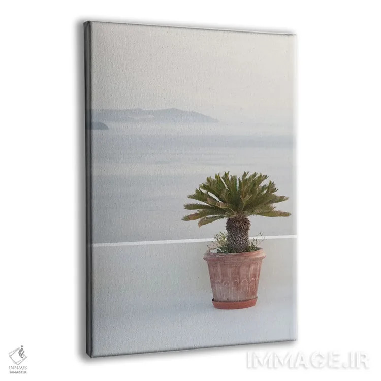 تابلو رویای ذن سانتورینی I اثر هنر آنیتا و بلا - نمای پرسپکتیو محصول