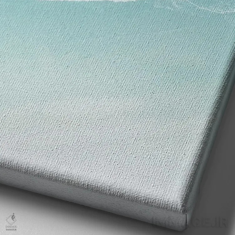 تابلو زیبایی هوایی اقیانوس اطلس VIII اثر هنر آنیتا و بلا - نمای نزدیک بافت بوم