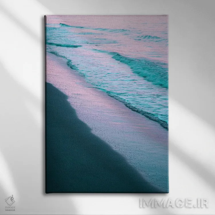 تابلو زیبایی طلوع آفتاب I اثر هنر آنیتا و بلا - نمای روبهرو روی دیوار