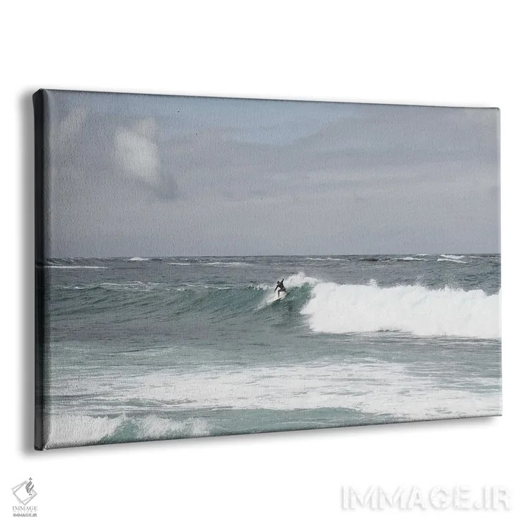 تابلو موجسوار بر موج I اثر هنر آنیتا و بلا - نمای پرسپکتیو محصول