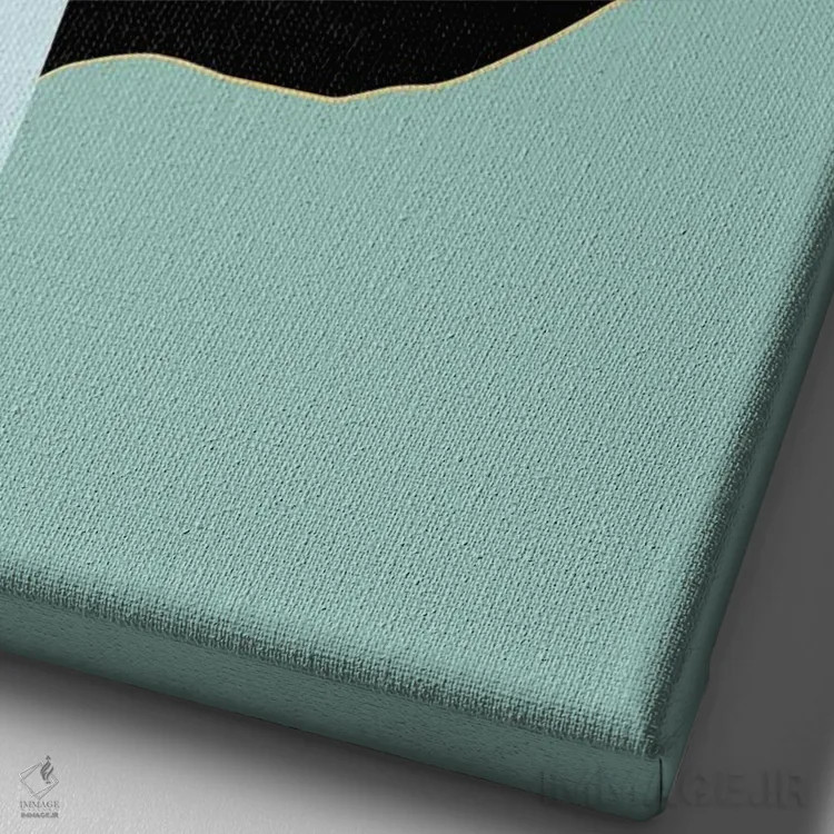 تابلو با هم؛ آغاز جدید I اثر هنر آنیتا و بلا - نمای نزدیک بافت بوم