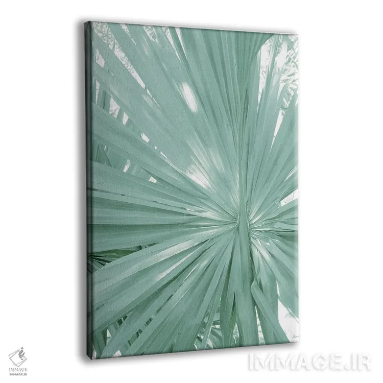 تابلو ظرافت نخل بادبزنی گرمسیری II اثر هنر آنیتا و بلا - نمای پرسپکتیو محصول