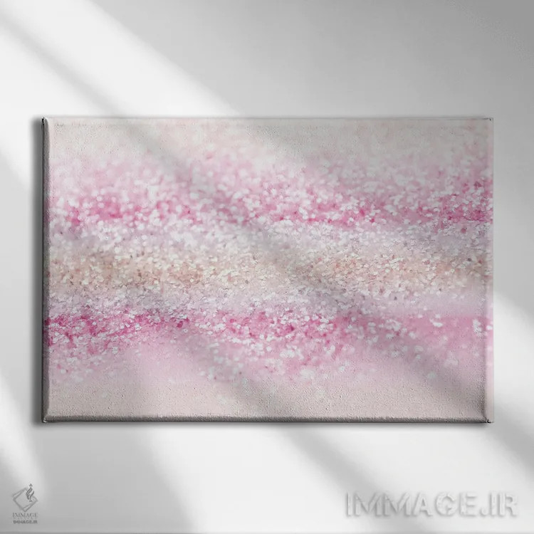 تابلو دختران تکشاخ اکلیلی II اثر هنر آنیتا و بلا - نمای روبهرو روی دیوار