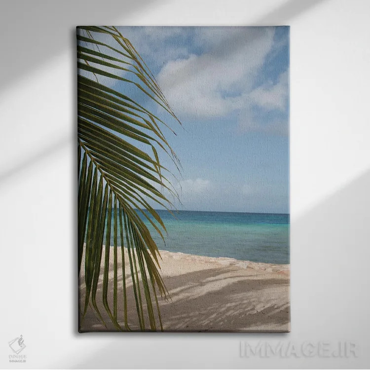 تابلو رویای آرامش ساحل I اثر هنر آنیتا و بلا - نمای روبهرو روی دیوار