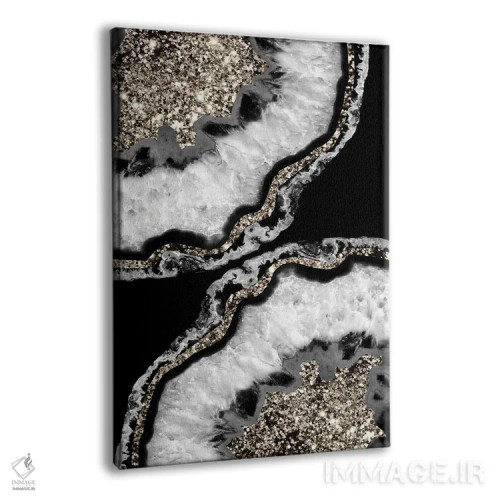 تابلو آگات یین یانگ براق اکلیلی XIII اثر هنر آنیتا و بلا - نمای پرسپکتیو محصول