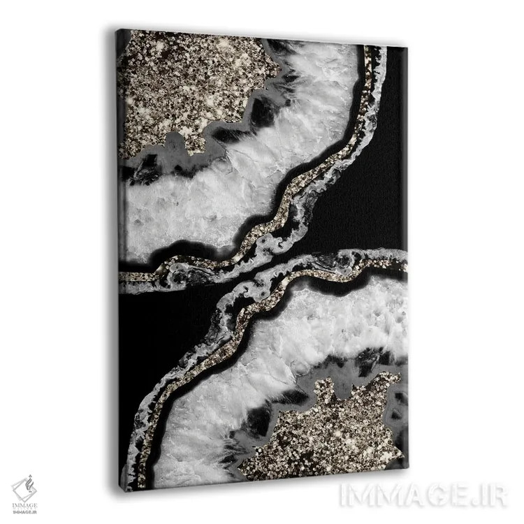 تابلو آگات یین یانگ براق اکلیلی XIII اثر هنر آنیتا و بلا - نمای پرسپکتیو محصول