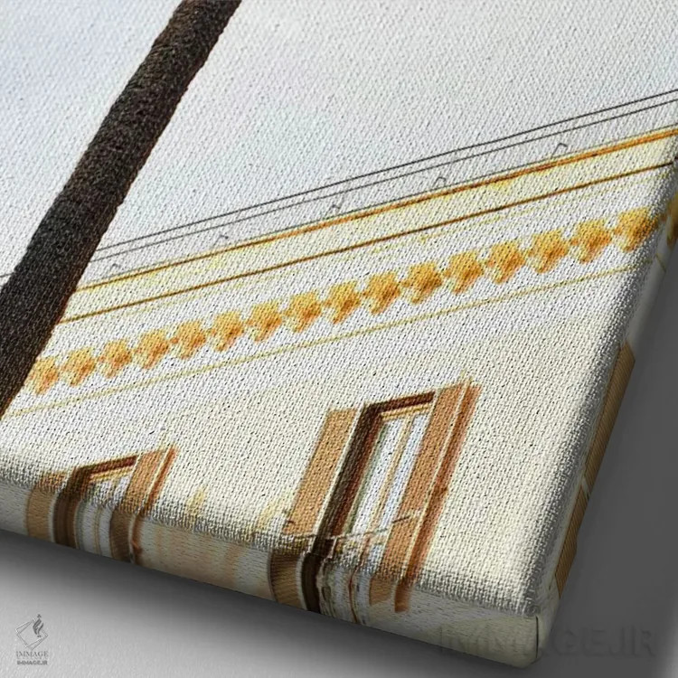 تابلو روم زیبا (ایتالیا) اثر هنر آنیتا و بلا - نمای نزدیک بافت بوم