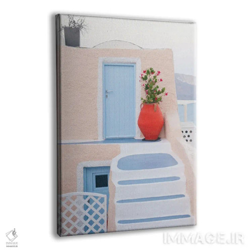 تابلو اویای رؤیایی سانتورینی III (محلهای در سانتورینی) اثر هنر آنیتا و بلا - نمای پرسپکتیو محصول