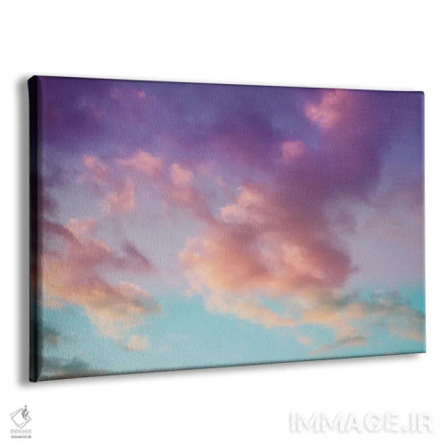 تابلو ابرهای شگفتانگیز IV اثر هنر آنیتا و بلا - نمای پرسپکتیو محصول