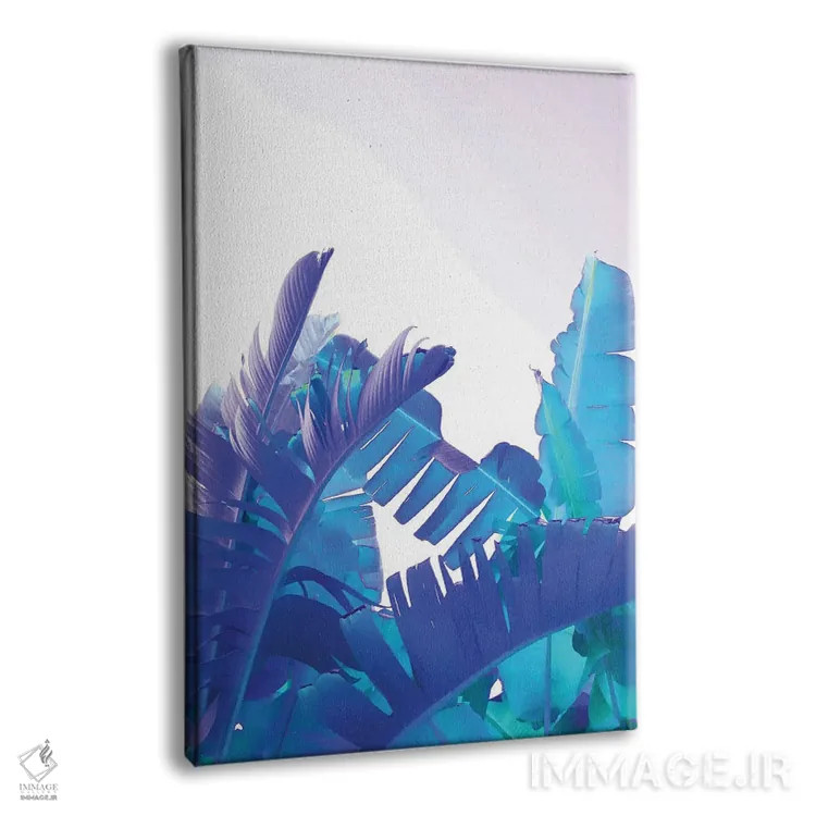 تابلو برگ موز تابستان گرمسیری I اثر هنر آنیتا و بلا - نمای پرسپکتیو محصول