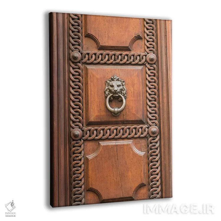 تابلو در رومی با شیر I اثر هنر آنیتا و بلا - نمای پرسپکتیو محصول