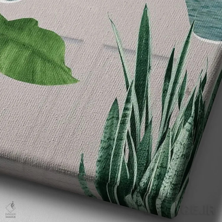 تابلو سانتورینی در ملاقات کوراسائو I (کوراسائو: جزیرهای در دریای کارائیب) اثر هنر آنیتا و بلا - نمای نزدیک بافت بوم