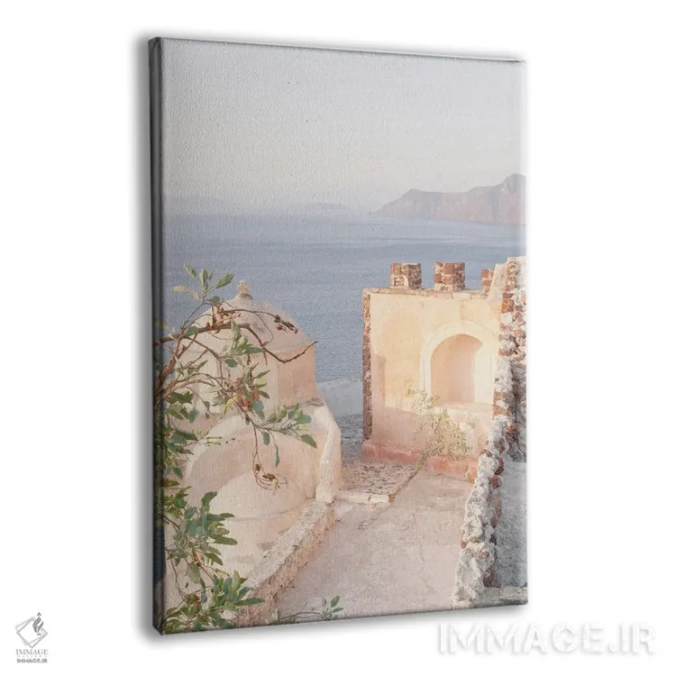تابلو رویای سانتورینی I اثر هنر آنیتا و بلا - نمای پرسپکتیو محصول