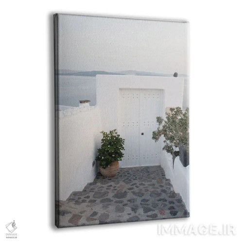 تابلو سرخوشی اویای سانتورینی IV (محلهای در سانتورینی) اثر هنر آنیتا و بلا - نمای پرسپکتیو محصول