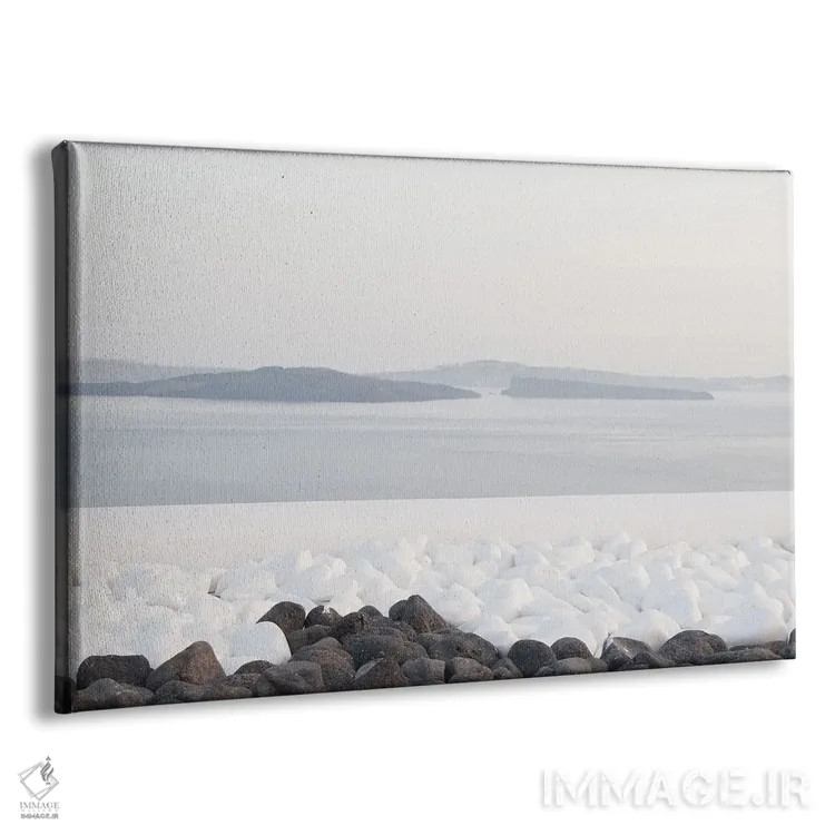 تابلو رویای ذن سانتورینی VI اثر هنر آنیتا و بلا - نمای پرسپکتیو محصول