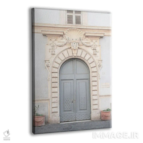 تابلو درِ آبی ملایم در تراستوره رم یک اثر هنر آنیتا و بلا - نمای پرسپکتیو محصول